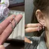 Brincos Elegantes de Luxo Leve em Forma de Cobra Femininos Super Fada Versáteis Design de Nicho Brincos Avançados