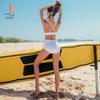 Traje de baño de dos piezas tipo triángulo para mujer, estilo nuevo 2025, para aguas termales, sexy, para busto pequeño, push-up, fresco y adelgazante, traje de baño para vacaciones en aguas termales