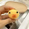 Llavero de lana hecho a mano con ganchillo, oso cachorro creativo, adornos para bolso, accesorios de ganchillo, colgante pequeño de punto DIY