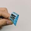 Letrero de níquel electrochapado electroformado delgado estándar productos electrónicos níquel estándar resistente a rayaduras impermeable logotipo de níquel dividido autoadhesivo