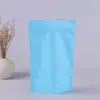 Bolsas de Embalagem Coloridas Revestidas de Alumínio, Bolsas Stand-Up de Folha de Alumínio para Alimentos, Bolsas Foscas Autosselantes, Bolsas Seladoras para Lanches e Oleaginosas, Atacado Transfronteiriço