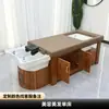 Cama de Shampoo de Carvalho Transfronteiriça Salão de Beleza Barbearia Circulação de Água Aquecedor de Água Fumigação Cama de Beleza Tudo-em-Um Massagem Massagem nos Pés
