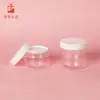 En Stock de Fábrica Botella de Boca Ancha de 68 Dientes, Botella de Plástico PET Transparente, Frasco Sellado a Prueba de Humedad de 500g, Botella Dispensadora de Crema con Película de Barro