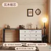 Tocador Estilo Francés Mediados de Siglo y Armario Integrados Dormitorio Moderno Mesita de Noche Sencilla 2025 Nuevo Tocador Retro