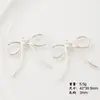 [blanco k plata brillante] aleación arco nuevo nicho DIY colgante joyería para la oreja collar pulsera material con cuentas