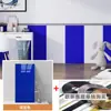 Adesivo de Parede Mármore Azulejo Imitação Rodapé Autoadesivo Papel de Parede Borda de Parede Sala de Estar Decoração de Lambril Adesivo Impermeável Banheiro