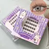Série de Cílios Postiços Transfronteiriços, Modelo de Comércio Exterior, Pequeno Seis Fileiras Estilo Popular Totalmente Inglês, Cílios Postiços Espessos de Agrupamento Único Sem Cola