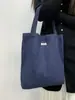 Bolso de Lona de Mezclilla para Hombres y Mujeres, Bolso Tote de Hombro de Gran Capacidad, Para Viajes al Trabajo, Casual, De Gama Alta, Bolso de Mano Simple y Versátil