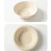 Tazones ecológicos de pulpa de caña de azúcar, desechables y compostables, adecuados para acampar, picnics al aire libre y para servir alimentos tanto calientes como fríos; cuencos de pulpa de papel de grado alimenticio