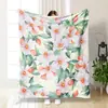 Manta de franela engrosada de dibujos animados para siesta en la oficina, manta para aire acondicionado, funda de manta para sofá, manta de verano DIY, venta al por mayor