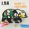 Nuevos adornos de animales DIY manualidades de madera hechas a mano para niños alce del bosque elefante zorro dinosaurio pintura creativa
