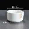 Cinzeiro de Cerâmica Estilo Chinês com Acabamento Dourado Criativo Cinzeiro de Porcelana Cinzeiro de Mesa para Hotel de Luxo Personalizável LO