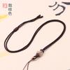 Cordón colgante vintage Corbata Jade Jade Hetian Accesorios de joyería para hombres y mujeres Ajustable Moda Nudo Concordante Cordón Venta al por mayor