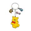 Nuevo Dibujo Animado Película Animación Winnie the Pooh Aleación Goteo Aceite Llavero Colgante al por Mayor