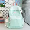 Mochila Linda Estilo Coreano Ins Estilo Bosque con Alto Atractivo Estético, Mochila Ligera Dulce Estilo Universitario para Estudiantes de Primaria y Secundaria de Grados 3-5