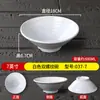 Tazón Blanco de Caracol para Fideos de Melamina, Tazón de Ramen Sabor a Res, Tazón Cónico para Tienda de Fideos, Tazón Grande Comercial para Hot Pot Picante