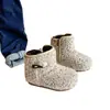 Zapatos de Algodón para Niñas 2025 Invierno Nuevos Zapatos Cálidos Aterciopelados para Niños Suela Suave Antideslizante Botas de Nieve de Princesa para Bebé