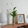 Conjunto de Vasos de Vidro Trançados em Palha Transfronteiriço Copo de Ovo Retrô Tecido à Mão Conjunto de Copos para Aromaterapia Copo para Velas Pote de Armazenamento Trançado em Palha