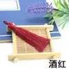 8cm Argola de Puxar Borla Borla Mini Seda de Gelo Pequena Borla Pendurada Acessórios DIY Sachê Marcador de Página Enfeites Pendurados Acessórios para Atacado