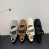 Sapatos Mary Jane de balé retrô franceses, coleção outono 2026, estampa de bolinhas estilo coreano, bico quadrado, sapatos de salto baixo para noite para mulheres