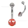 Guanzhiniu F136/G23 Liga de Titânio Piercing de Umbigo Fogos de Artifício Zircônia Rosca Interna Unha do Umbigo Joias Venda Direta da Fábrica