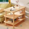 Mesa Pequeña, Mesa Auxiliar para Sofá, Mesa de Centro para Uso Doméstico, Mesa de Noche Móvil para Dormitorio, Apartamento Pequeño, Estante de Almacenamiento, Gabinete de Noche, Portátil