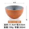 Bol de melamina estilo japonés patrón de corteza pequeño Bol de plástico para arroz Bol de arroz Bol para sopa restaurante restaurante comedor especial imitación de porcelana vajilla
