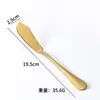 Cuchillo de Mantequilla de Acero Inoxidable Transfronterizo 1010 Cuchillo para Queso Cuchillo de Mantequilla para Comida Occidental Pan Tostado Untar Cuchillo para Mermelada Cuchillo de Mantequilla