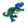 Impresión 3D transfronteriza esqueleto de dinosaurio Tyrannosaurus rex impresión dragón figura transformable regalo manualidad fábrica de juguetes