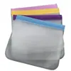 Bolsa de conservación de alimentos PEVA para snacks, bolsa de embalaje para almacenamiento, bolsa de almacenamiento de alimentos sellada congelada para refrigerador, FDA