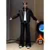 Pantalones Cleanfit de microcampana con efecto de caída de alta gama, pantalones de hombre forrados de polar para otoño e invierno, diseñados para hacerte lucir más alto y tus piernas más largas, pantalones casuales
