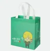 Bolsas de Tecido Não Tecido, Sacolas Laminadas para Viagem/Delivery, Embalagens Comerciais para Catering, Sacolas Espessas para Delivery, à Prova de Vazamento e Biodegradáveis