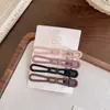 Grampo de Cabelo Sem Costura para Lavar o Rosto e Remover Maquiagem para Mulheres 2026 Novo Estilo Franja Lateral Presilha Bico de Pato Grampo para Testa Acessório de Cabelo