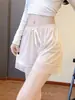 Pantalones Cortos de Seguridad de Nuevo Estilo para Mujer, Anti-Exposición, Delgados para Verano, Se Pueden Usar Afuera, Pantalones de Calabaza, Dobladillo que No se Enrolla, Pantalones Cortos para Casa, Capa Base