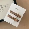 Pinza para el Cabello de Cebra Simple Elegante de Gama Alta Oval Grande Mate Sin Marcas Pinza de Pato Especial Pinza de Pico de Pato para Maquillaje para Mujeres