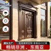 Suministro Exclusivo Transfronterizo de Puertas de Imitación Cobre para Villas Personalizadas desde Fábrica de Exportación Profesional