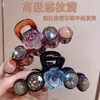 Mismo Estilo Xiaohongshu Pinza para el Cabello con Garra de Pedrería Brillante Pasador Elegante para Cola de Caballo Pinza con Garra de Alta Gama Coreana para Mujer