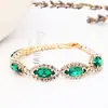 Joyas Transfronterizas Pulsera Sencilla de Circonita Marquise para Mujer Pulsera de Joyería Sencilla Fabricante de Pulseras Venta al por Mayor B026