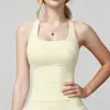 Nuevo Chaleco Deportivo Estilo Transfronterizo de Tela Cepillada con Espalda Cruzada para Mujer, Ajustado de Secado Rápido Casual para Fitness Yoga, Personalizable