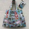 Bolsa de Compras Plegable Ecológica, Bolsa de Almacenamiento de Tela Oxford, Bolso de Hombro Portátil de Gran Capacidad, Bolsa Grande para Supermercado