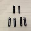 Corda com Ponta de Bala de Aço Inoxidável Boca Dentada de Quatro Pontos de Aço Inoxidável Ponteira de Metal para Cadarço Cordão para Calça Cordão para Chapéu Cordão para Moletom