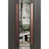 Nova Maçaneta de Vidro Bronze Antigo Estilo Chinês para Portas de Quartos Privados de Hotel, Salões de Banquetes e Lojas, Maçaneta de Porta de Madeira Maciça de Abertura Dupla com Design Patenteado