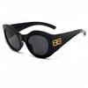 Gafas de sol de personalidad de moda europea y americana nuevas gafas de sol de tendencia pasarela doble BB gafas de sol calle forma cóncava transfronterizas