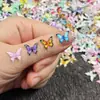 Mariposa Simulada de Colores Estilo Nuevo Pendientes Hechos a Mano de Colores para DIY, Aretes, Accesorios para Uñas, Materiales y Accesorios al por Mayor
