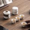 Conjunto de Chá Kung Fu de Porcelana de Jade Branco de Alta Qualidade, Bule com Tampa, Xícara de Chá, Caixa de Presente, Lembrança para Eventos Empresariais para Clientes