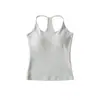 Chaleco deportivo de punto ajustado para mujer, estilo americano, para verano 2026, top sin mangas con espalda descubierta para fitness