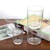 Copo de Vela Transfronteiriço Copo de Vela Espesso Simples Copo de Vidro Transparente para Aromaterapia Ornamentos de Fragrância para Casa Suporte de Vela para Ambiente