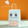 Pokemon Pikachu Tema Pokemon Saco de Papel Kraft Desenho Animado Festa de Aniversário Infantil Bolsa de Mensageiro Saco de Presente