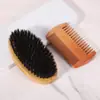 Kit de Aparo e Cuidados com a Barba em Estoque Transfronteiriço, Tesoura para Barba, Escova para Barba, Bolsa de Linho, Kit para Barba