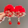 Scrunchie de Veludo Vintage com Fita de Laço e Textura Aveludada, Acessório de Cabelo Elegante Estilo Chanel para Crianças